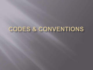 Codes and convention slideshare | PPT | Free Download
