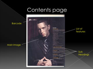 Codes and conventions of a magazine final presentation | PPTX