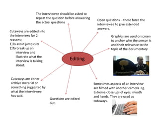 Codes and conventions of an interview | PPTX