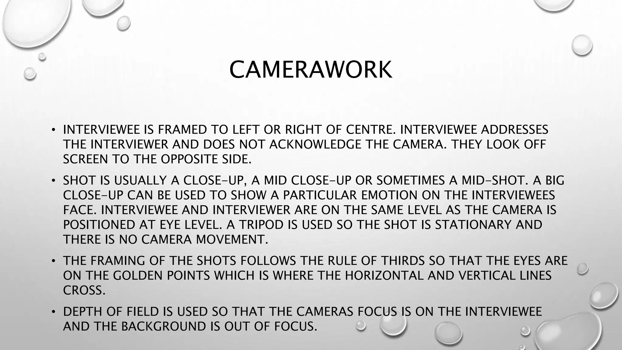 Codes and conventions of an interview | PPT