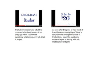 Codes and conventions of a radio advert