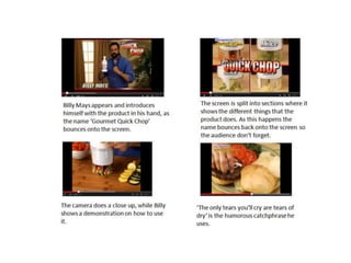 Codes and conventions of a radio advert