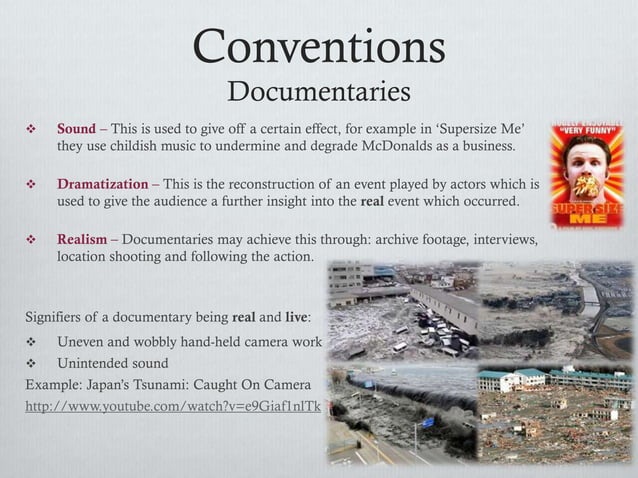 Codes and Conventions of documentaries | PPTX