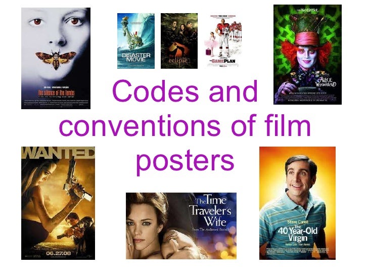 Codes and conventions of film posters