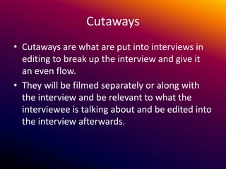 Codes and conventions of interviews | PPTX