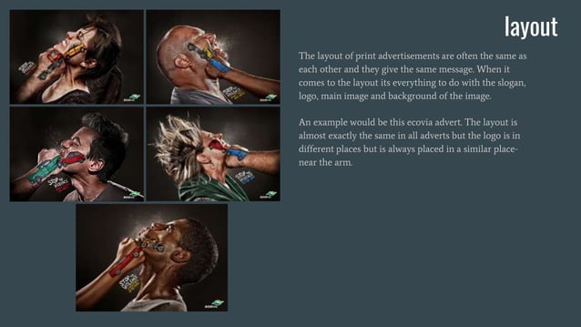 Codes and conventions of print advertising campaigns | PPTX ...