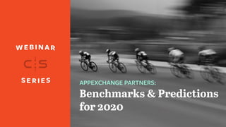 3rd Annual State of the AppExchange
Partners Report
AppExchange Insights: ISVs Share
Their Forecasts for 2020 and Beyond
 