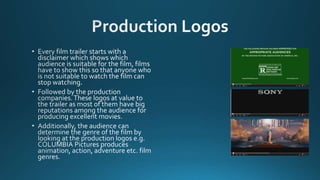 Codes and Conventions of General Film Trailers
