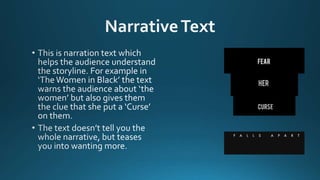 Codes and Conventions of General Film Trailers