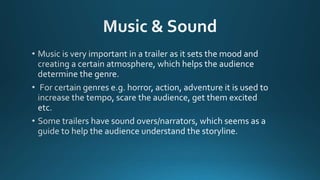 Codes and Conventions of General Film Trailers