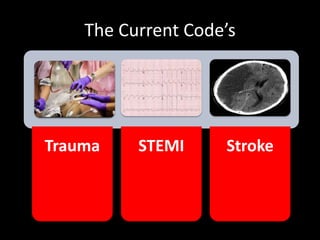 Code Stemi Time Code sepsis | PPTX