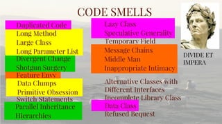 Code Smells: Farejando o código | PPT