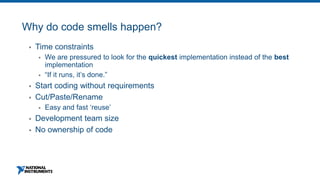 Stinky Code Code Smells Part 1: Basic Smells | PPTX