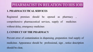 Codes of pharmaceutical ethics