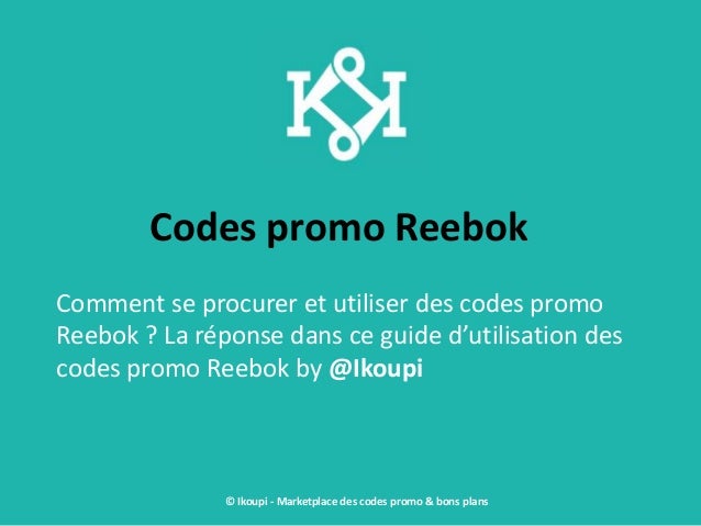 code promo reebok be