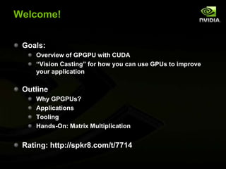 Intro to GPGPU Programming with Cuda | PPTX