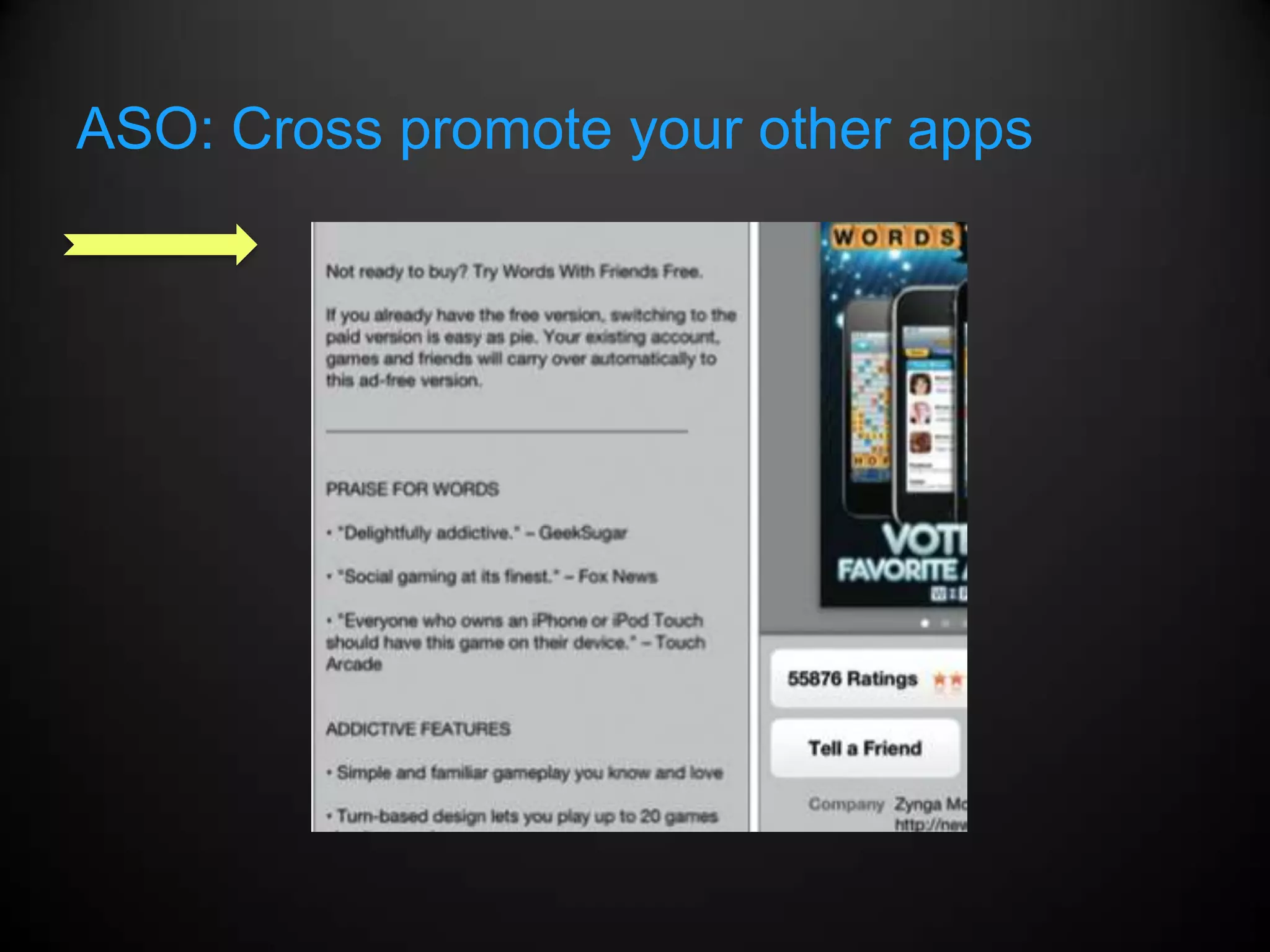 ASO: Cross promote your other apps
 