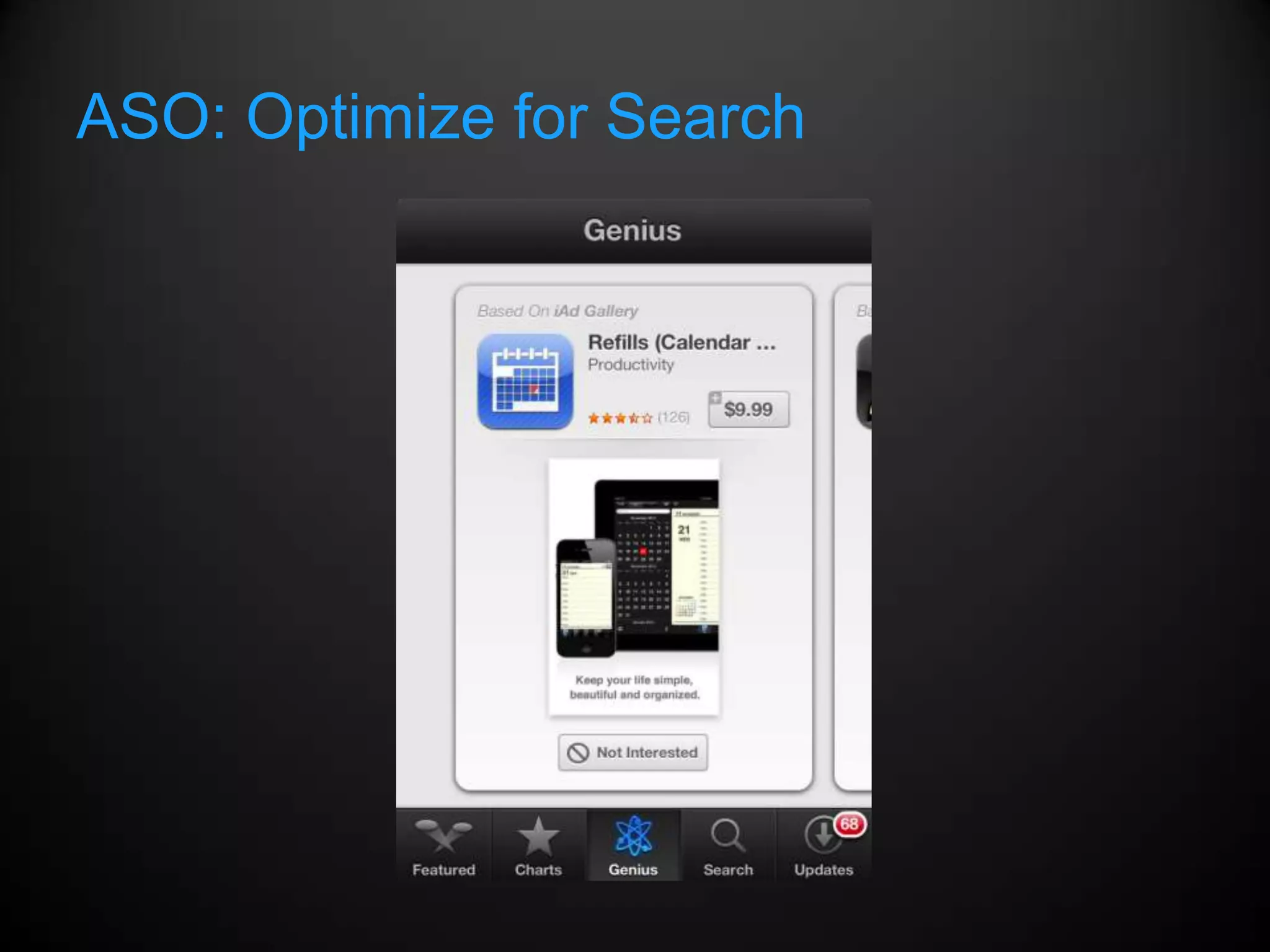 ASO: Optimize for Search
 