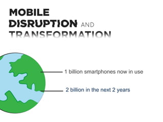 1 billion smartphones now in use


2 billion in the next 2 years
 