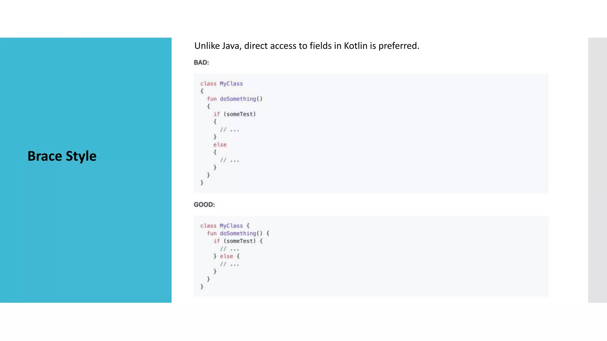 Kotlin Code style guidelines | PPT