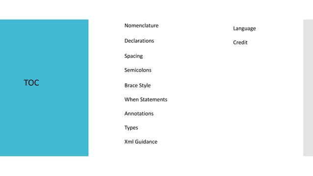 Kotlin Code style guidelines | PPT
