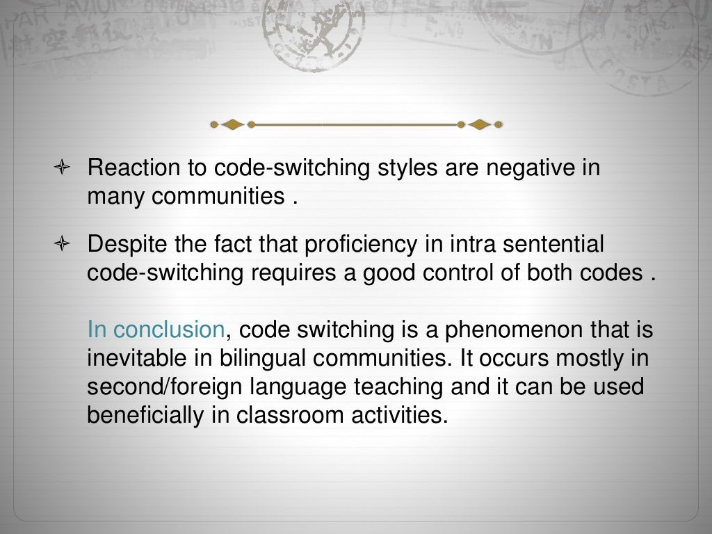 Code Switching