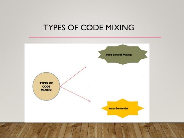 Code Switching And Code Mixing