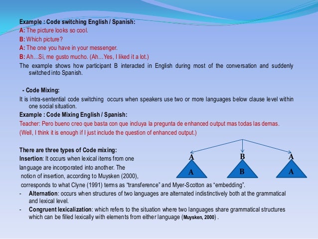 Code Switching And Mixing In Internet Chatting