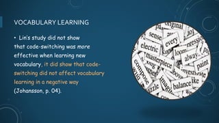 Code Switching in Classroom | PPTX