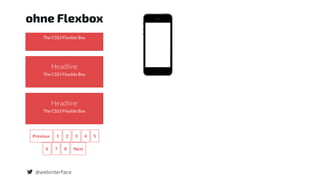 @webinterface
ohne Flexbox
 