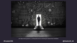 @VladimirD_42#CodeteCON
ref: https://www.graydon.co.uk/blog/data-driven-marketing-for-data-driven-marketers
 