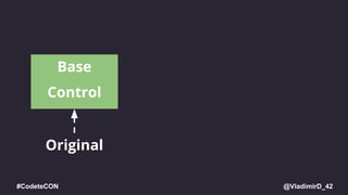 @VladimirD_42#CodeteCON
Base
Control
Original
 