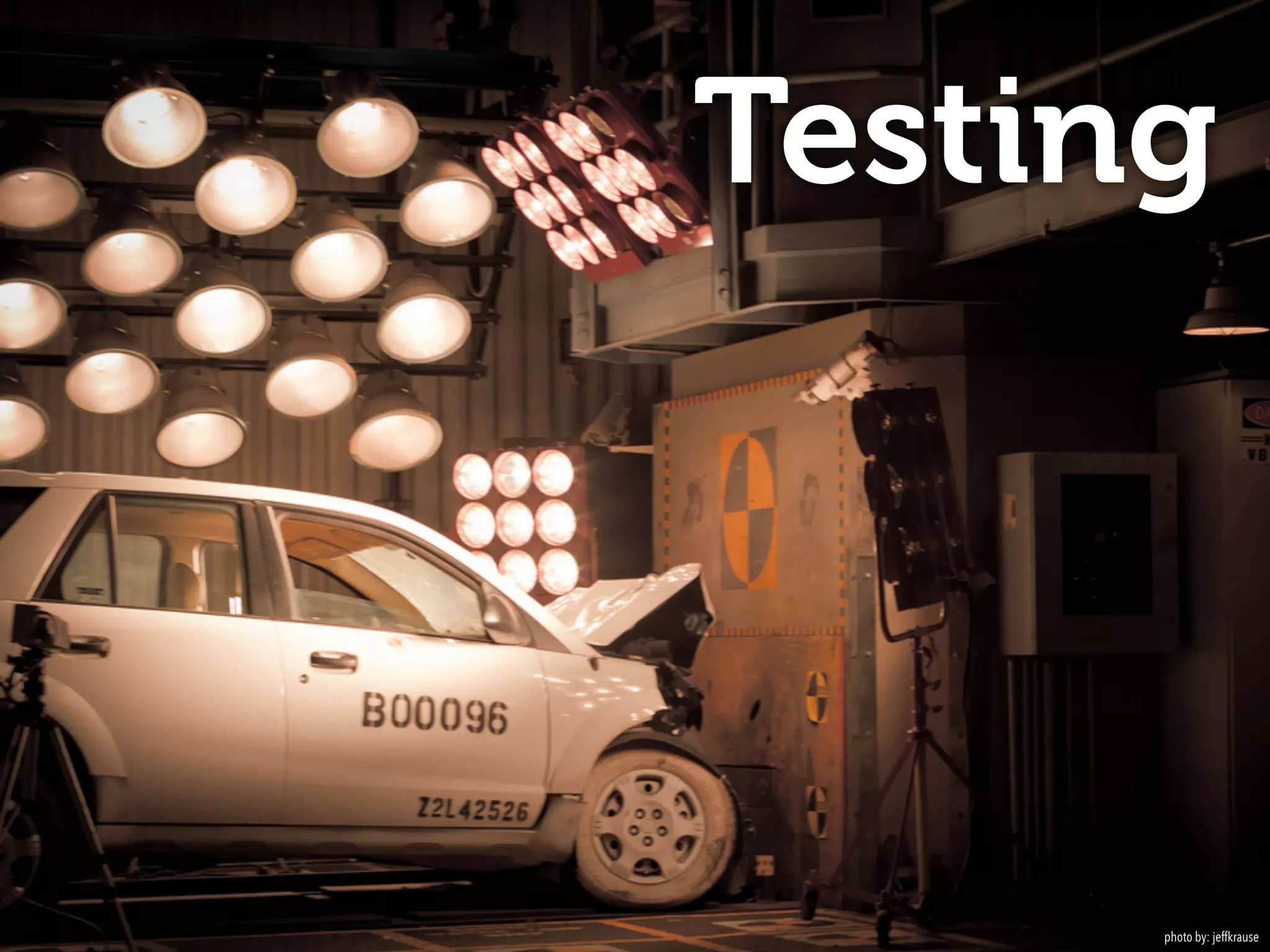 Testing 
photo by: jeffkrause 
 