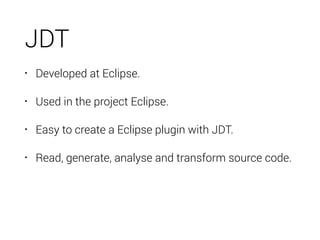 Code transformation With Spoon | PDF