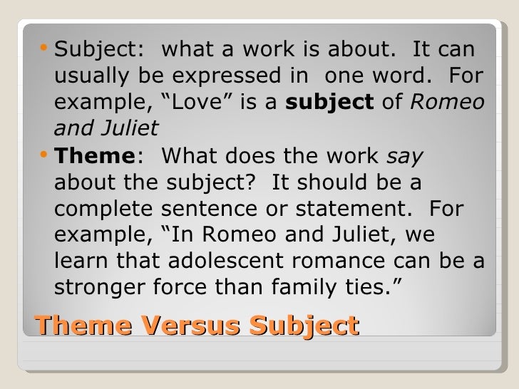 Theme Of Romeo And Juliet In One Sentence | theme Theme Of Romeo And Juliet In One Sentence | theme