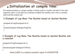 Code Tuning | PPT | Programming Languages | Computing