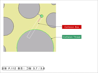 교재  P.112  참조 :  그림  3.7  /  3.8 Collision Threat Collision Box 