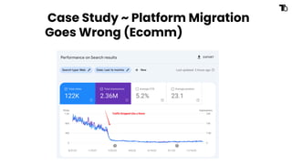 Case Study ~ Platform Migration
Goes Wrong (Ecomm)
 