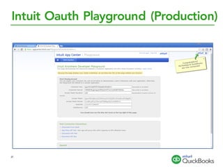 Intuit Oauth Playground (Production)
27
 