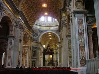 Interno Basilica di San Pietro, Città del Vaticano