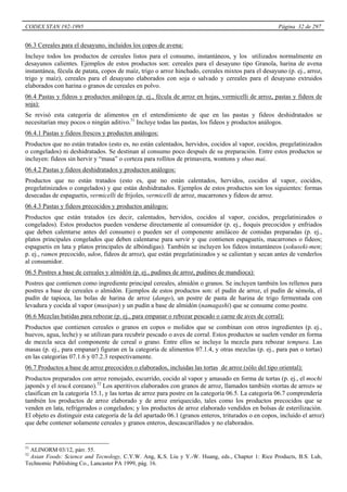 Codex alimentarius | PDF