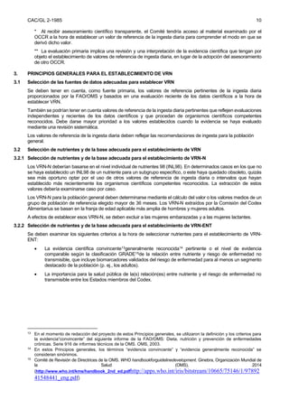 Codex etiquetado nutricional | PDF