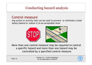 CODEX Guidelines for the Application of HACCP | PDF