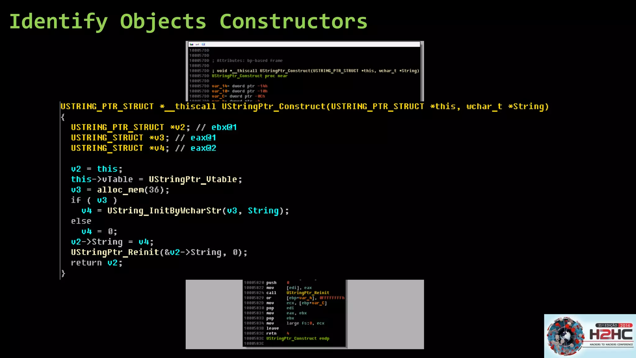 Identify Objects Constructors  