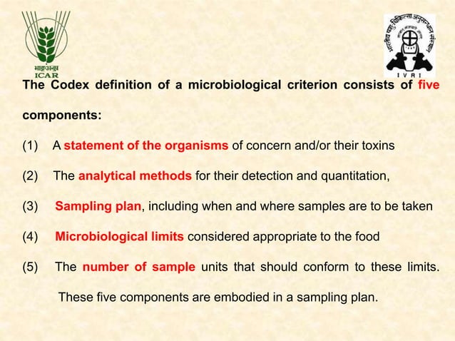 Codex standards for meat and meat products