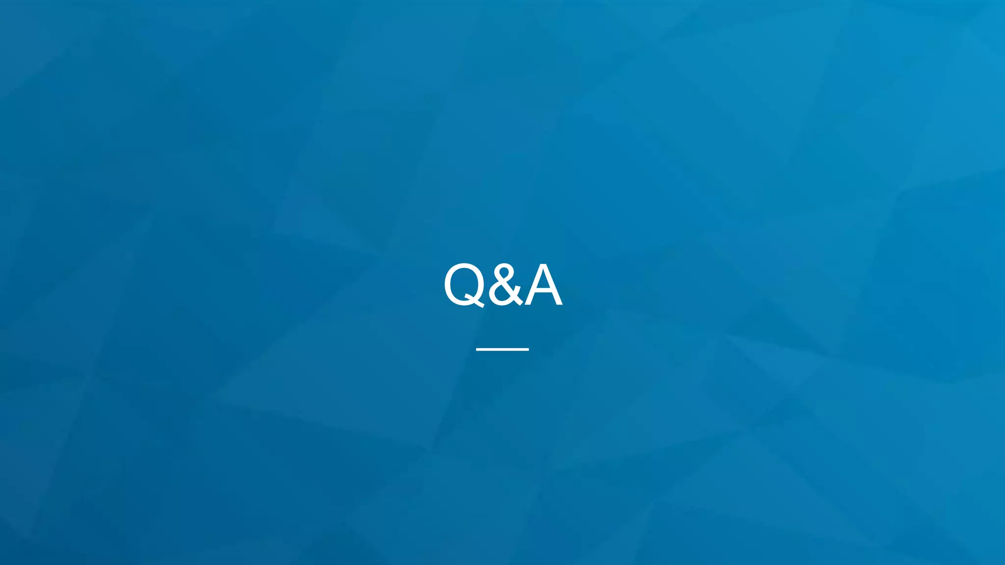 Q&A
 