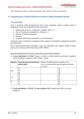 Codice di buona pratica massetti | PDF