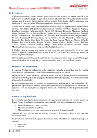 Codice di buona pratica massetti | PDF