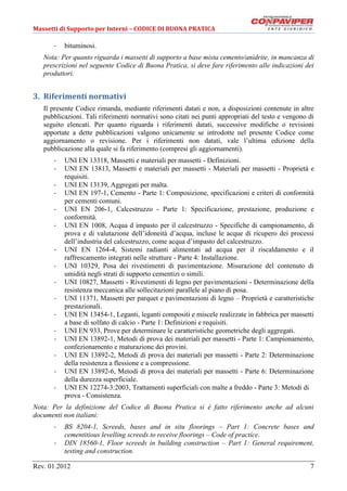 Codice di buona pratica massetti | PDF