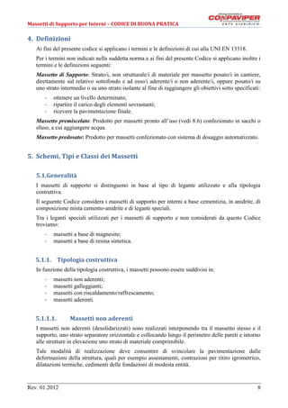 Codice di buona pratica massetti | PDF